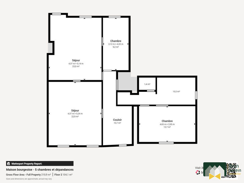 Maison - 167 m² - 8 pièces