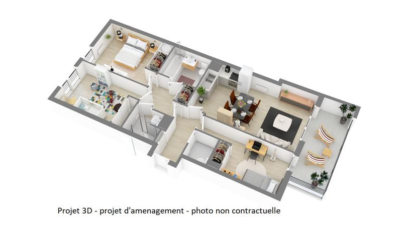 Appartement - 75 m² - 4 pièces