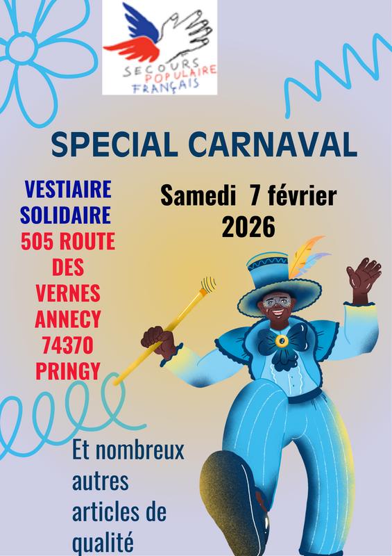 Braderie spéciale carnaval