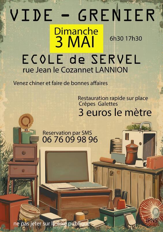 Vide-grenier ecole de servel