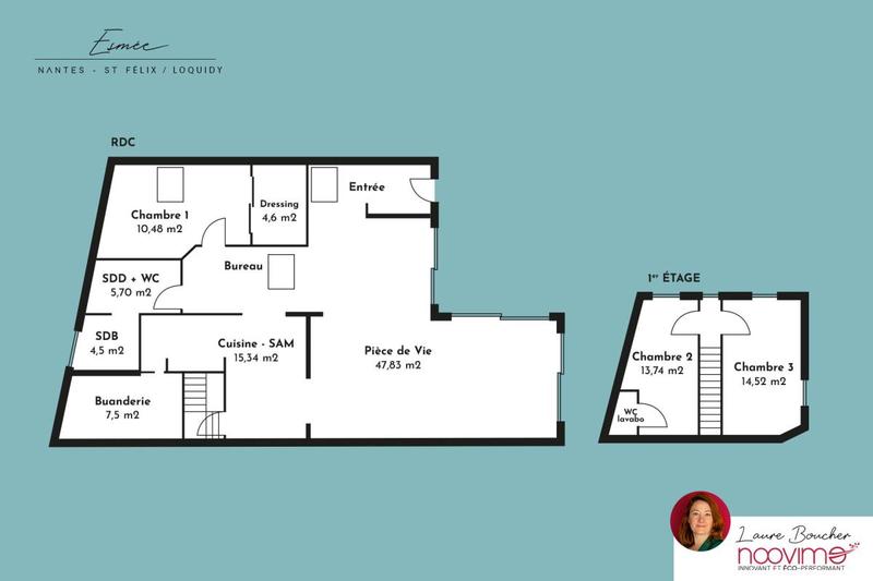 Maison - 136 m² - 5 pièces