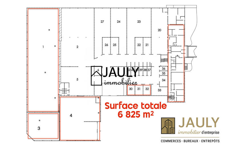Local commercial - 6 825 m²