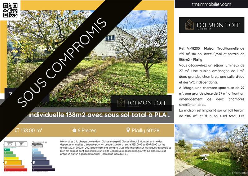 Maison traditionnelle - 138 m² - 6 pièces