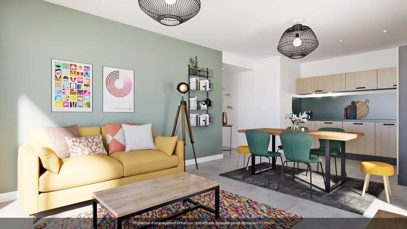 Appartement - 50 m² - 2 pièces