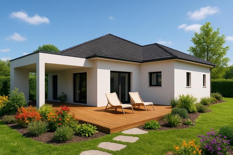 Maison - 80 m² - 4 pièces