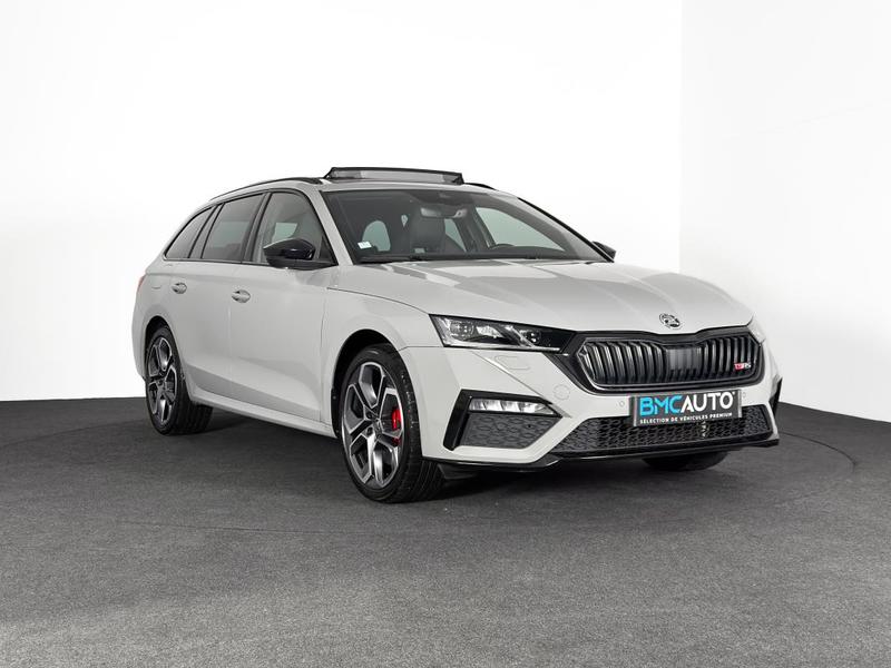 Skoda Octavia Combi IV Rs 245ch Hybride Toit Ouvrant Cuir Chauff Ja19 Carplay Camera Hud Hifi Canton