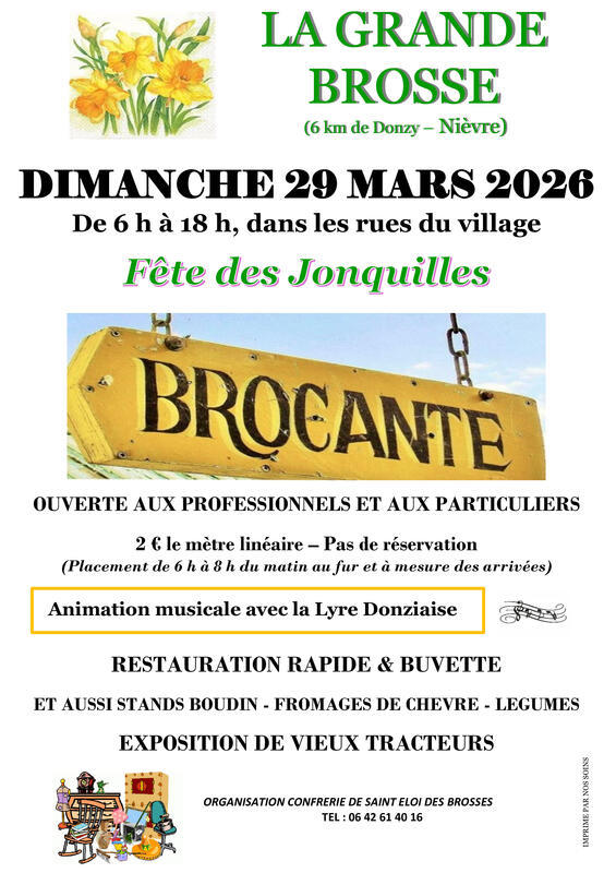 Fête des jonquilles - brocante - vide greniers