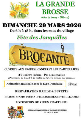 Fête des jonquilles - brocante - vide greniers