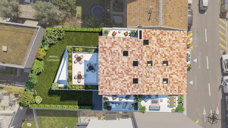 Appartement - 42 m² - 2 pièces