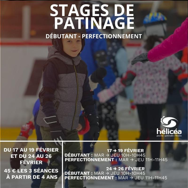 Hélicéa : Stage de Patinoire