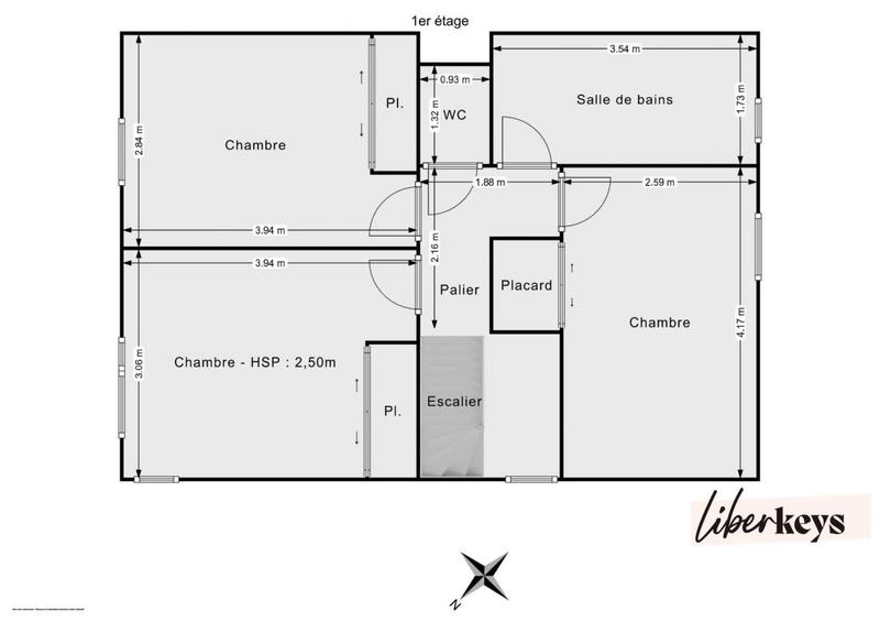 Duplex - 91 m² - 5 pièces