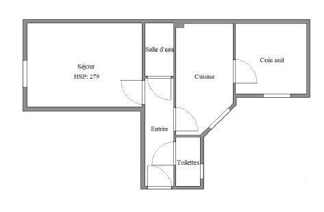 Appartement - 29 m² - 2 pièces