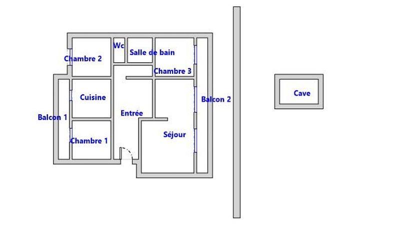 Appartement - 120 m² - 5 pièces
