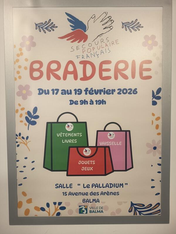 Braderie du secours populaire