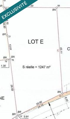 Terrain - 1 247 m²
