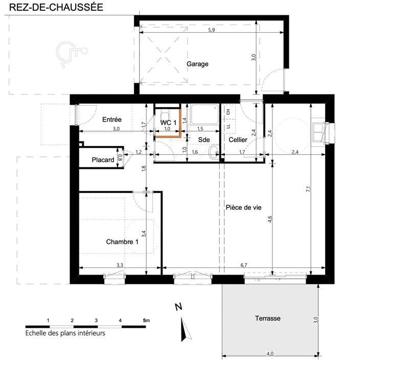 Maison contemporaine - 104 m² - 4 pièces