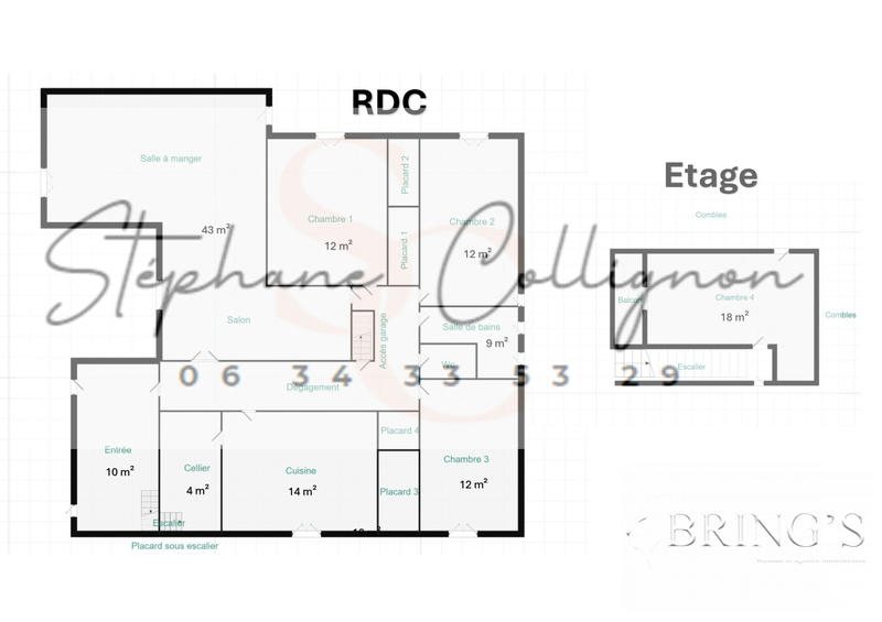 Maison traditionnelle - 150 m² - 5 pièces