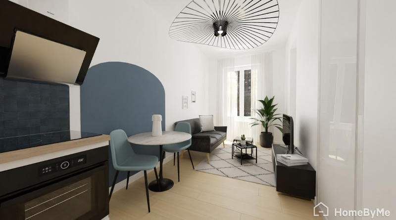 Appartement ancien - 33 m² - 2 pièces