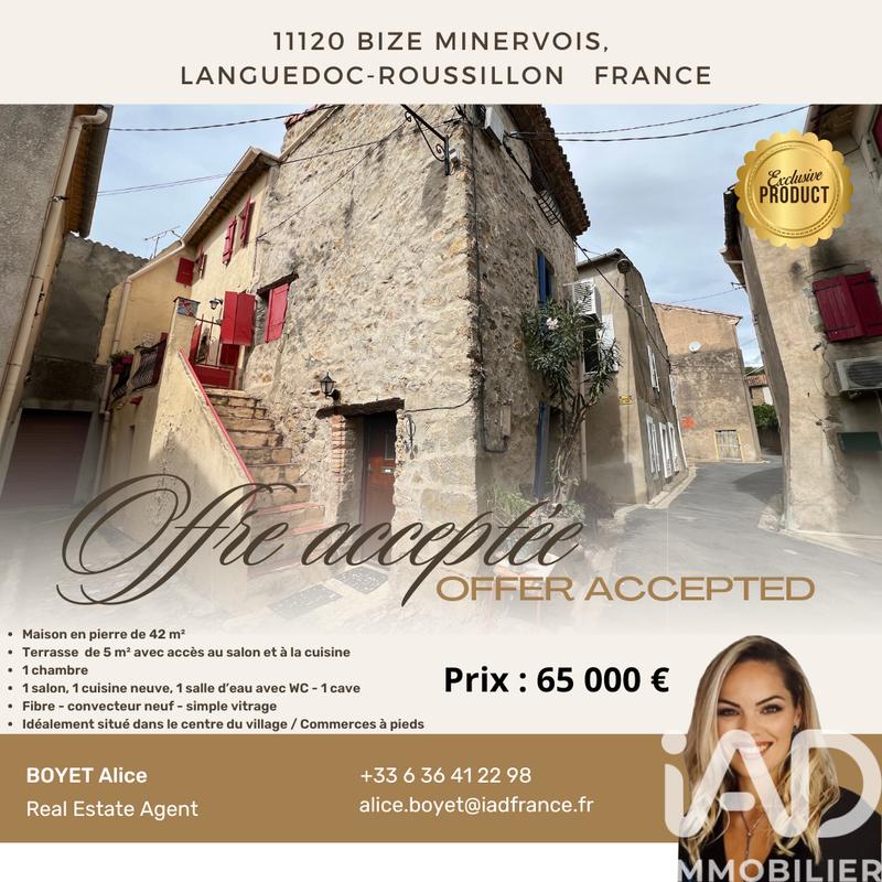 Maison de village - 42 m² - 2 pièces