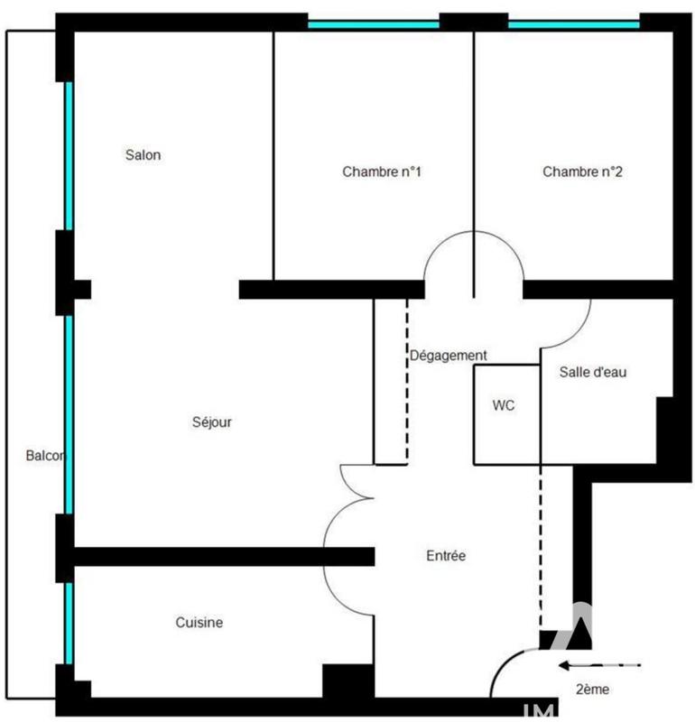 Appartement - 81 m² - 4 pièces