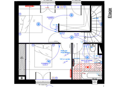 Maison - 73 m² - 3 pièces