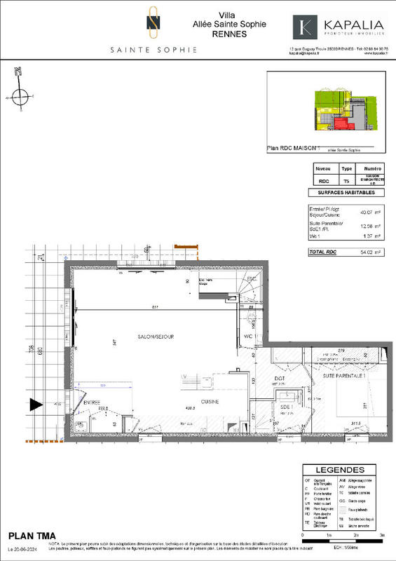 Maison - 106 m² - 6 pièces