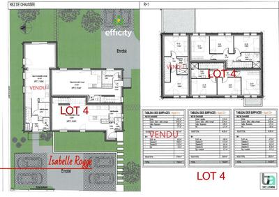 Appartement - 80 m² - 4 pièces