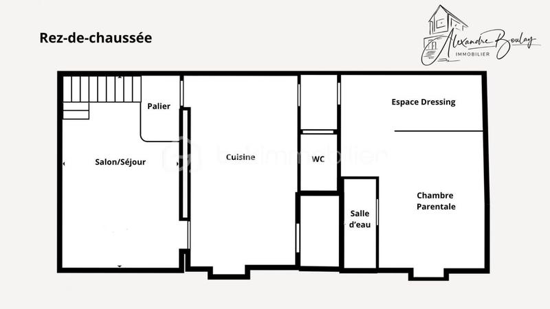 Maison jumelée - 106 m² - 4 pièces