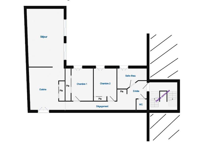 Appartement - 81 m² - 3 pièces