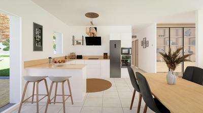 Maison traditionnelle - 92 m² - 5 pièces