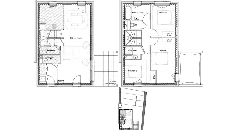 Maison - 90 m² - 4 pièces