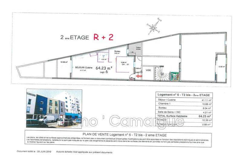 Appartement - 64 m² - 3 pièces