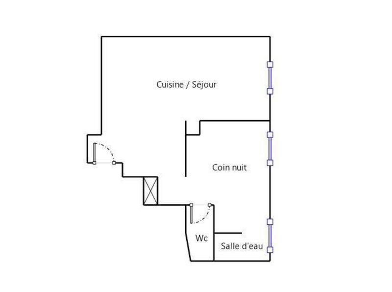 Appartement - 30 m² - 1 pièce