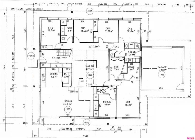 Maison de maîtres - 218 m² - 9 pièces