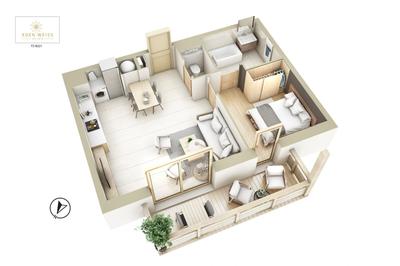 Appartement - 44 m² - 2 pièces