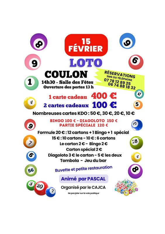 Loto organisé par le Cajca (jumelage avec le Togo)