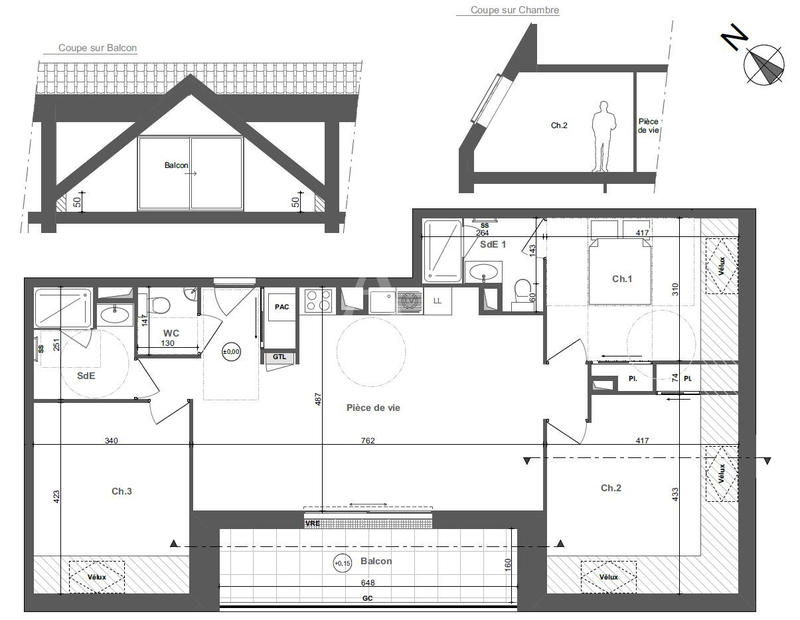 Appartement - 83 m² - 4 pièces