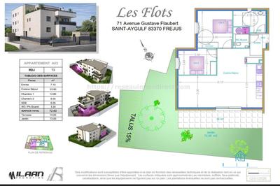 Appartement - 73 m² - 3 pièces