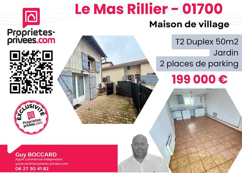 Maison - 50 m² - 2 pièces