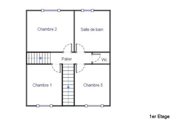Maison - 106 m² - 6 pièces