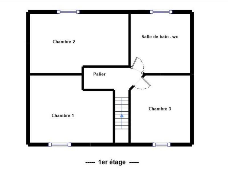 Maison - 86 m² - 5 pièces