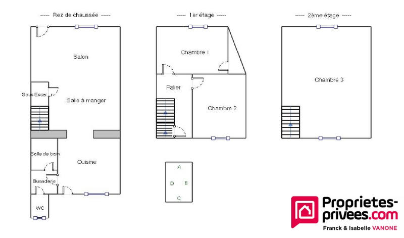 Maison - 105 m² - 4 pièces
