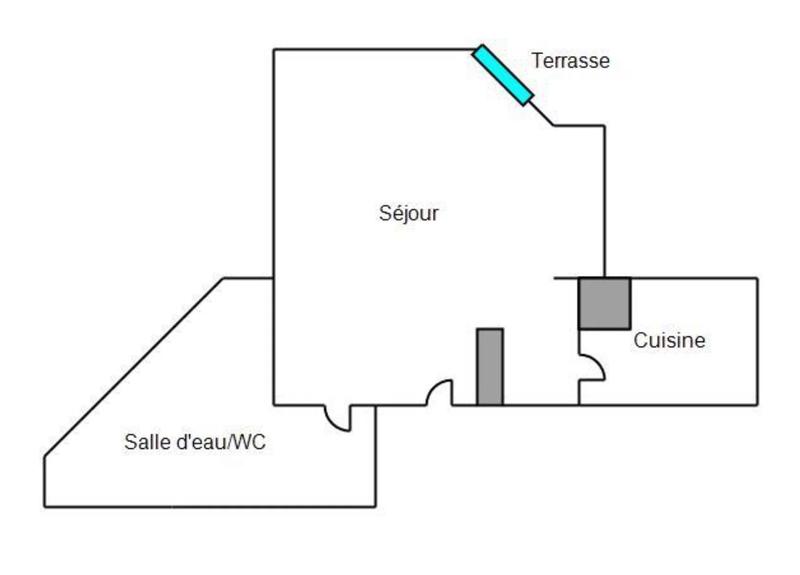 Appartement - 25 m² - 1 pièce