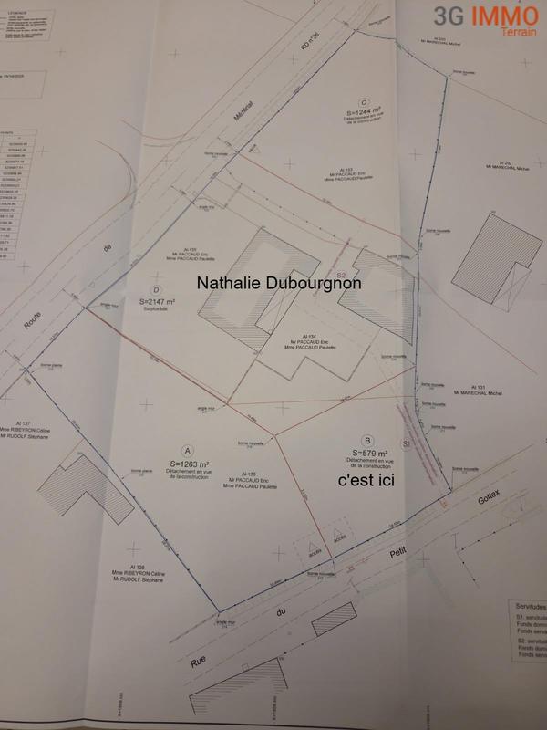 Terrain constructible - 579 m²