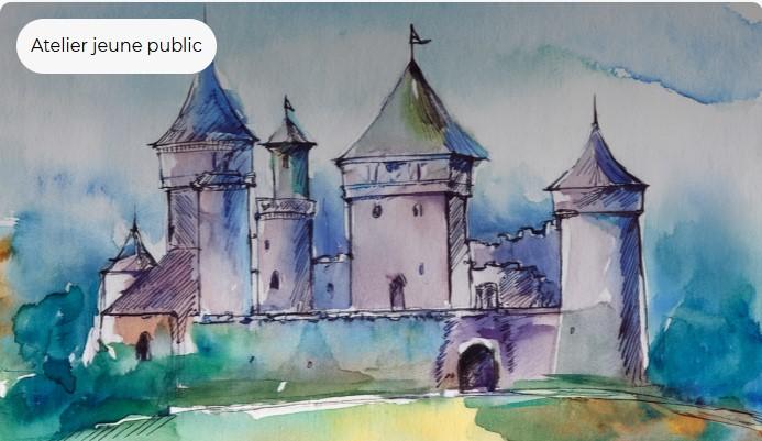 Atelier jeune public : aquarellistes en herbe