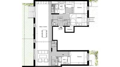 Appartement - 134 m² - 4 pièces