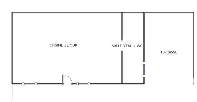 Maison - 14 m² - 1 pièce