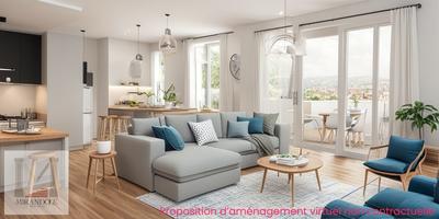 Appartement - 62 m² - 3 pièces