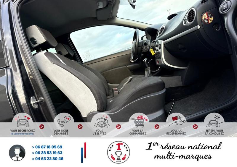 Renault Clio 1.2 16v 75cv 134000km Black Color Signé Rip Curl*Ct Révision Kit Distribution Entretien Ok*Véhicule Sous Garantie*100 Points de Contrôles*CarteGrise Moitié prix (Véhicule plus 10 ans)*Climatisation*Accoudoir*Fixation Isofix*Autoradio Cd/Mp3 (