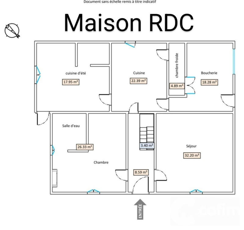 Maison ancienne - 220 m² - 8 pièces